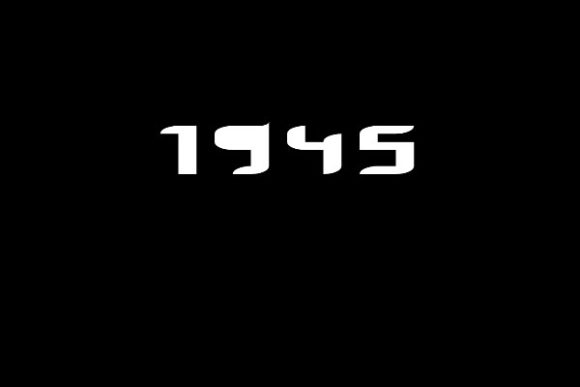 1945: A Bold Typographic Statement