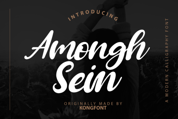 Amongh Sein: A Handwritten Font for Editorial Magic