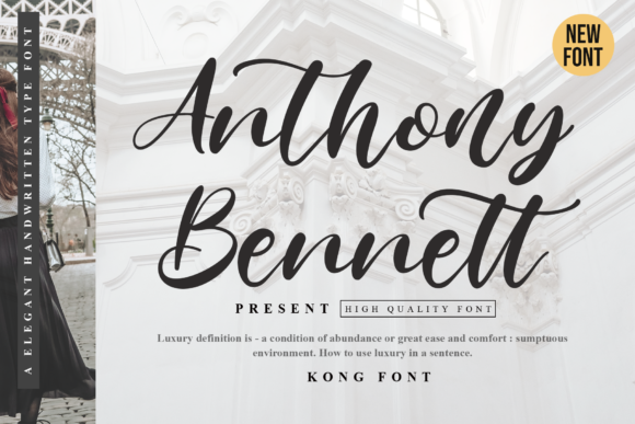 Anthony Bennett Font for Web Design
