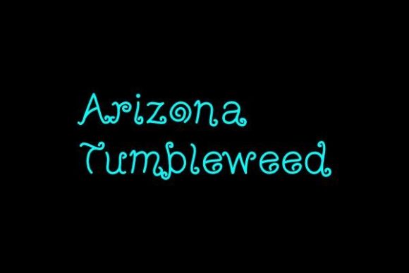 Arizona TumbleWeed Font Review