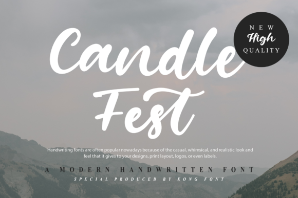 Candle Fest: A Playful Font for Creative Projects