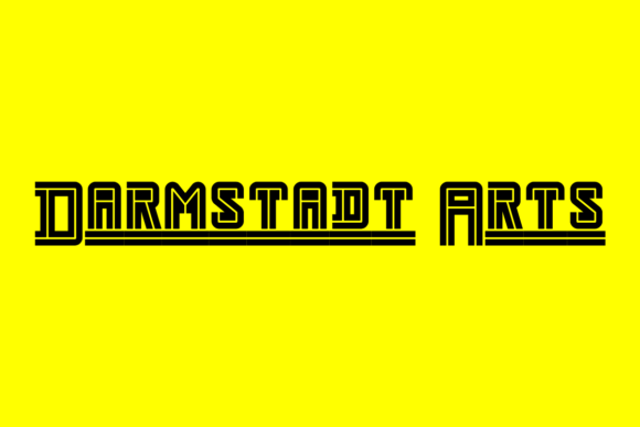 Darmstadt Arts: A Bold Font for Impactful Campaigns