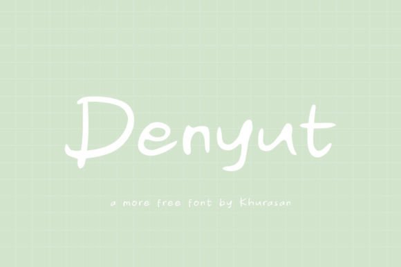 Denyut: A Fancy Display Font for Creative Projects