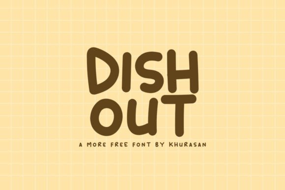 Dish Out Font for Business