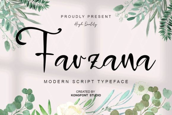 Farzana: A Playful Script Font