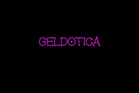 GelDotica: A Stylish Font for Creative Projects