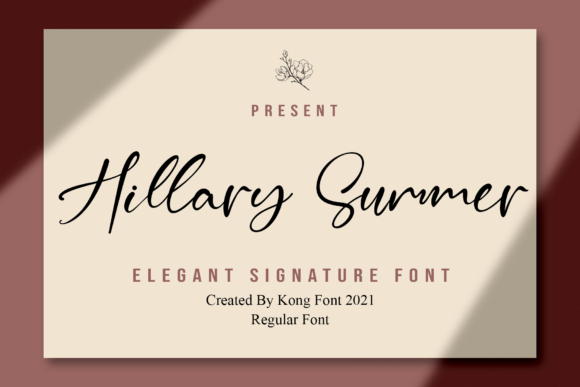 Hillary Summer: A Playful Font for Creative Projects