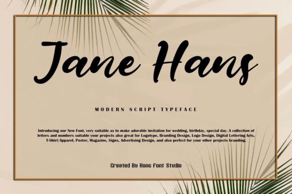 Jane Hans Font Review