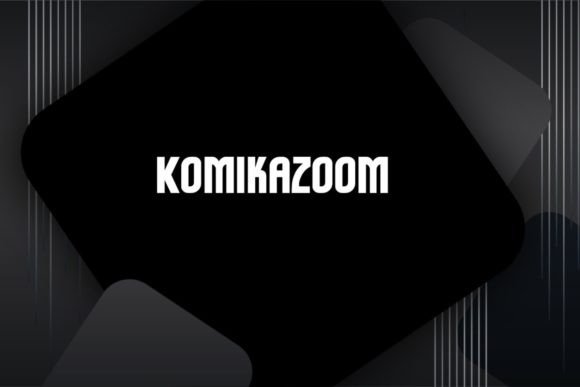 Komikazoom: A Font for Modern Marketing