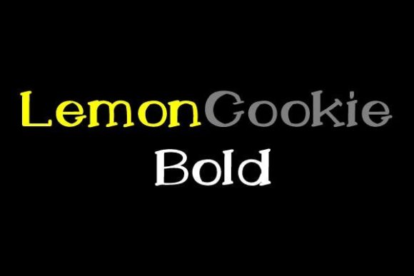 Lemon Cookie Bold Font