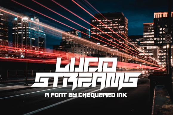 Lucid Streams: A Bold Display Font for Web Design