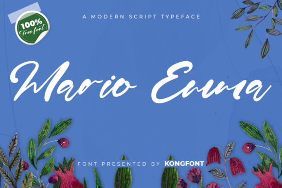 Mario Emma Font for Web Design