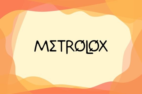 Metrolox: A Quirky Display Font