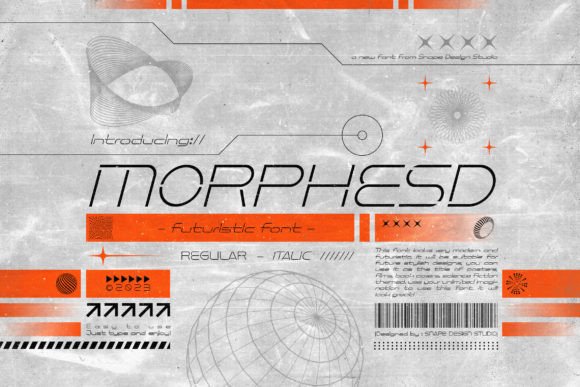 Morphesd: A Futuristic Font for Digital Design