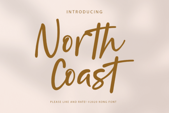 North Coast Font: Modern Handwritten Style for Business