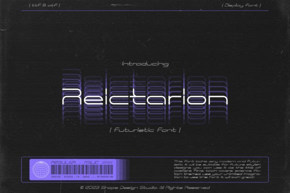Reictarion: A Font for Modern Branding
