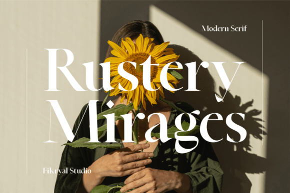 Rustery Mirage: A Modern Serif for Thoughtful Typography