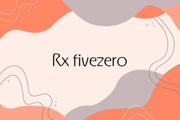 Rx Fivezero Font for Web Design