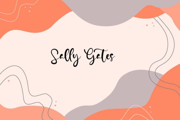Sally Gates: A Playful Font for Creative Projects