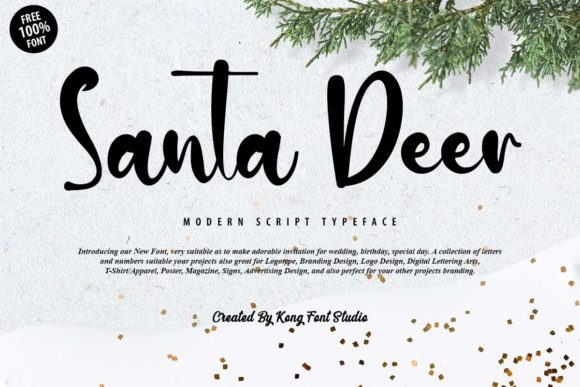 Sante Deer Font for Web Design