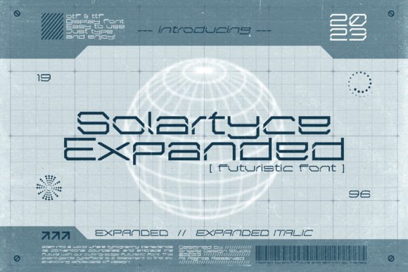 Solartyce Expanded: A Futuristic Font for Modern Design