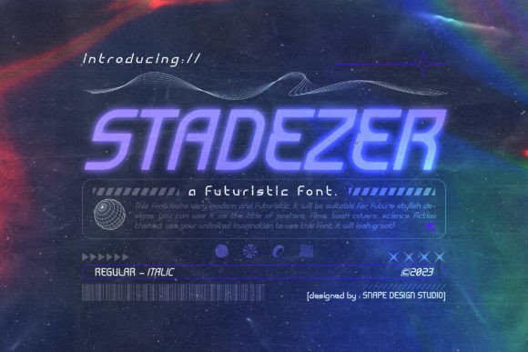 Stadezer: A Sleek Sans Serif Font for Handmade Labels & Printables