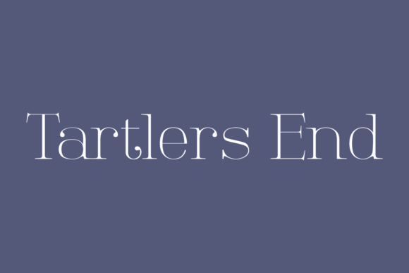 Tartlers End Font: Modern Serif for Digital Marketing