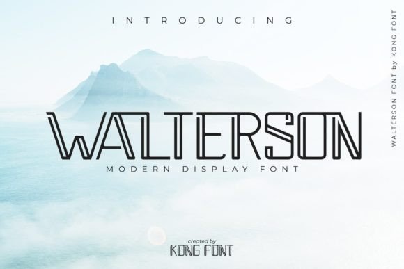 Walterson: A Playful Font for Business Branding