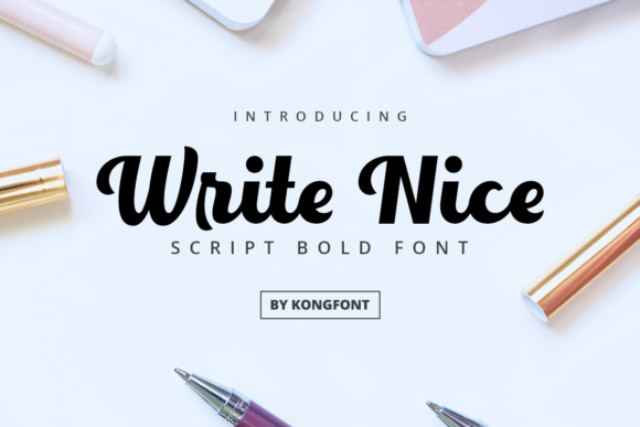 Write Nice: A Font for Business Style
