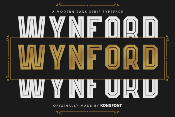 Wynford: A Magical Display Font